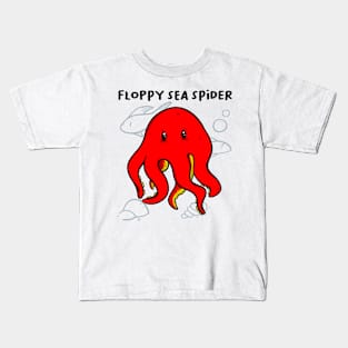 Floppy Sea Spider Octopus Kids T-Shirt